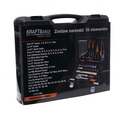 Kraft&Dele KD10461, Sada nářadí 56 ks