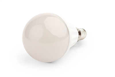 Hliníková LED žárovka E14 bílá teplá 8W 18 SMD 5730H