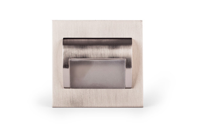 Nástěnné saténové LED osvětlení na schodiště neutrální bílá 1,8W