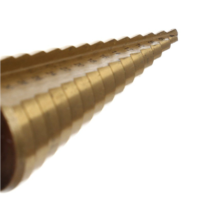 Stupňovité vrtáky HSS-titan na kovy, sada 4 ks, 4-32 mm, TA4037