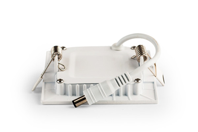 Zapuštěný čtvercový LED panel bílý 3W