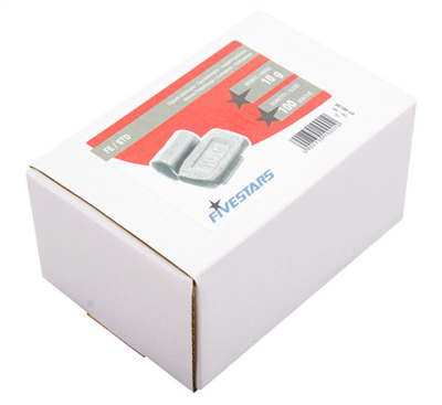 Fivestars FE-10G, Ocelové závaží pro plechové disky Fivestars 10g - 100 ks, 01-00-36