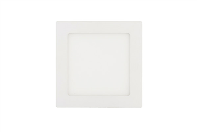 Zapuštěný čtvercový LED panel bílý 18W