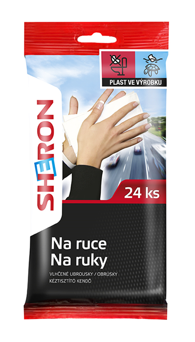 SHERON Ubrousky na ruce 24 ks