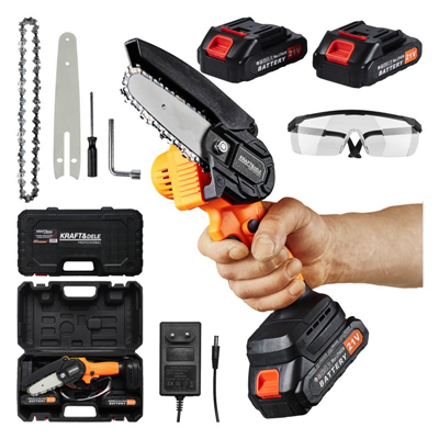 Kraft&Dele KD10627, Mini řetězová aku pila 4