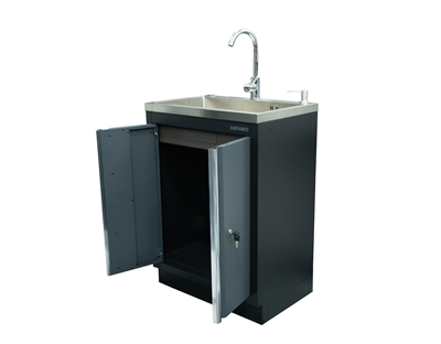 Matabro MB-TGC1300CN, Dílenská skříňka | s nerezovým dřezem | 680 x 464 x 948 mm