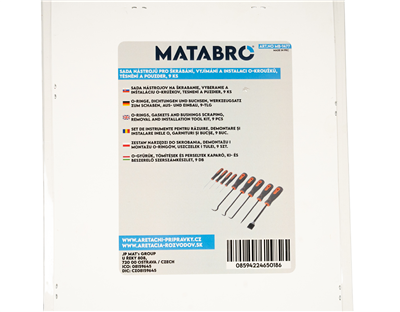 Matabro MB-1477, Sada nástrojů na O-kroužky, těsnění a pouzdra | 9 ks