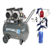 AKČNÍ SET SETMB-K205, Bezolejový kompresor 100l, 230V, 4 pís