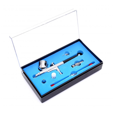 Kraft&Dele KD2096, Přesná airbrush stříkací pistole | 0,2 mm / 0,3 mm
