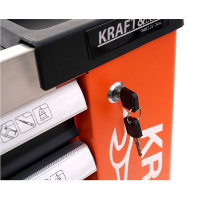 Kraft&Dele KD1067, Dílenský vozík s nářadím | 258 ks
