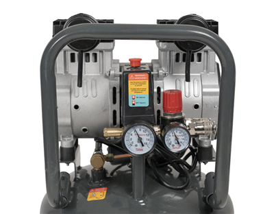 AKČNÍ SET SETMB-K207, Bezolejový vertikální kompresor 50l, 230V, 2 písty, s příslušenstvím | 2000W | 10 BAR | Matabro