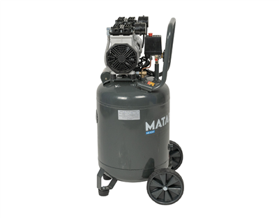 AKČNÍ SET SETMB-K207, Bezolejový vertikální kompresor 50l, 230V, 2 písty, s příslušenstvím | 2000W | 10 BAR | Matabro