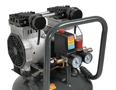AKČNÍ SET SETMB-K207, Bezolejový vertikální kompresor 50l, 230V, 2 písty, s příslušenstvím | 2000W | 10 BAR | Matabro
