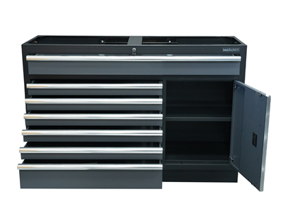 Matabro MB-TGC1371, Dílenská skříňka | 7 šuplíků | 1 police | 1360 x 458 x 910 mm