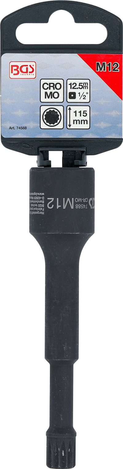 BGS 74588, Silová speciální nástrčná hlavice | délka 115 mm | 12,5 mm (1/2
