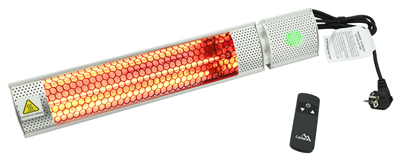 Infrazářič 2000W 230V na stěnu + dálkové ovládání