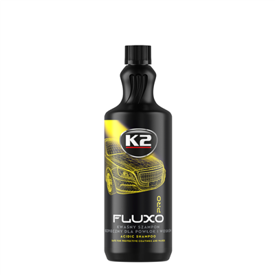 K2 FLUXO PRO 1l - kyselý šampon pro keramické povlaky