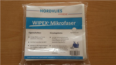 Mikrofázové utěrky bílé   - 5 ks v balení, 40x38 cm