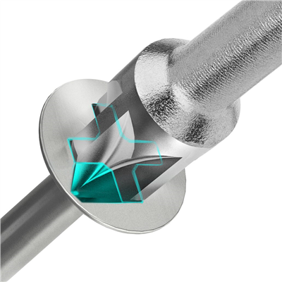 Bit 1/4 palce (6,3 mm) šestihran | Vnitřní profil TORX T20, 3 díly