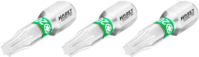 Bit 1/4 palce (6,3 mm) šestihran | Vnitřní profil TORX T20, 3 díly