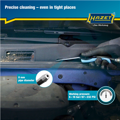 Ofukovací pistole | Délka 420 mm, trubka ? 8 mm, hmotnost 0,19 kg