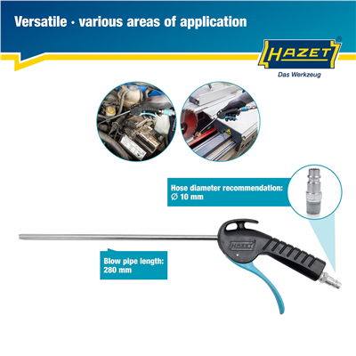 Ofukovací pistole | Délka 420 mm, trubka ? 8 mm, hmotnost 0,19 kg