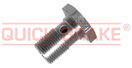 QUICK BRAKE 10295781 Šroub dutý, upevňovací M12x1, délka 24 mm,  tzv. banjo šroub, na brzdy