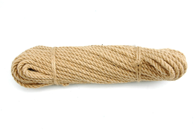 Krútené jutové lano 10 mm x 10 m