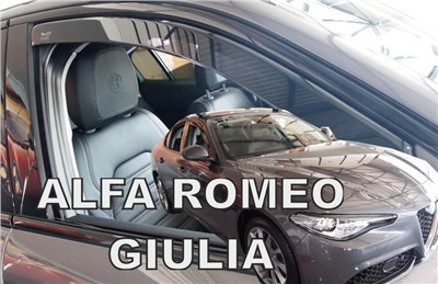 Ofuky oken Alfa Romeo Giulia 2016- (přední, sedan)