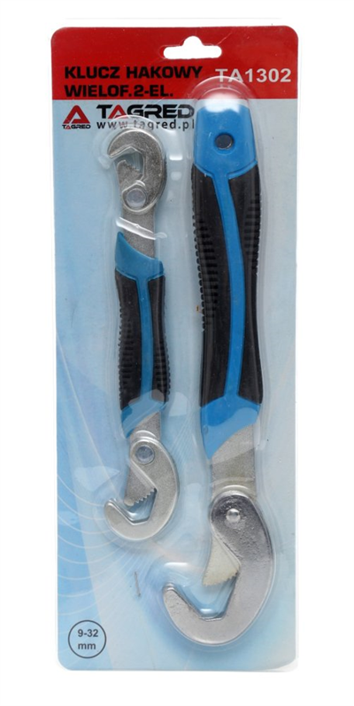 Hákové klíče 9-22 a 23-32 mm, sada 2 ks, TA1302
